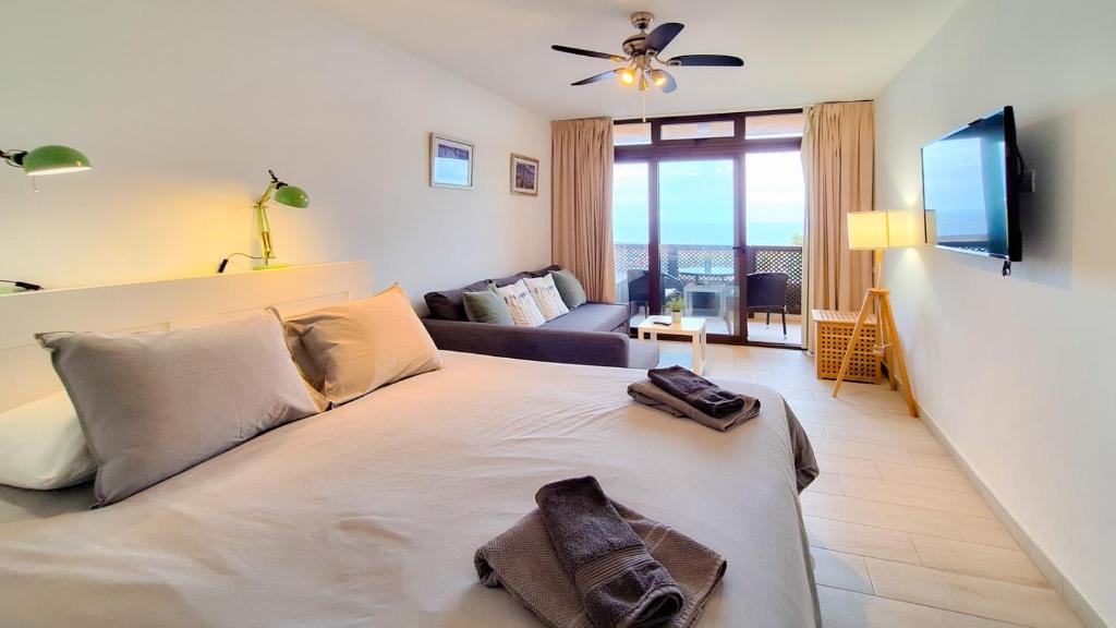 Studio with balcony and sea view, Puerto de la Cruz