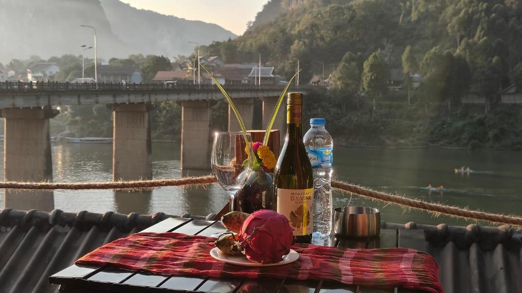 Balcony/terrace, Pont Inn Nong Khiaw in Nong Khiaw