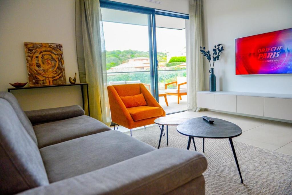 Livia - Agosta beach by foot Terrace - by TGB, Albitreccia