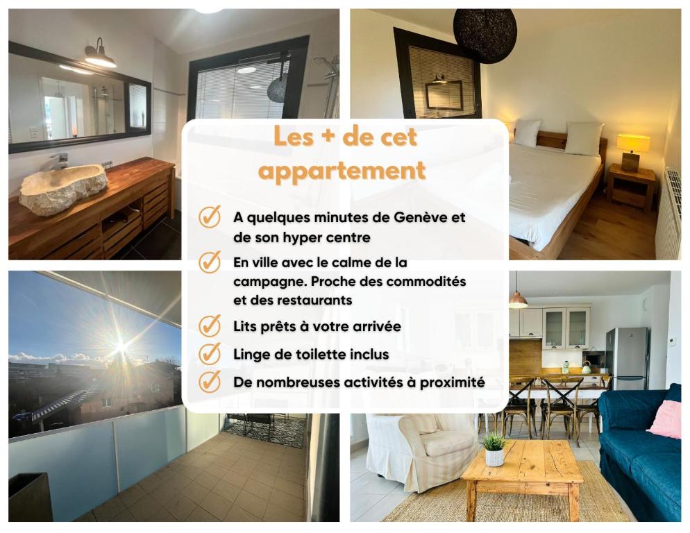 Sweet & Charm for this cozy appt in Saint-Julien, Saint-Julien-en-Genevois