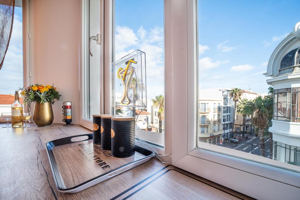 Le Cosy Perpignan Centre, 2 rooms, 2 bathrooms, free WIFI, free parking, lift, central, renovated, spacious - 3