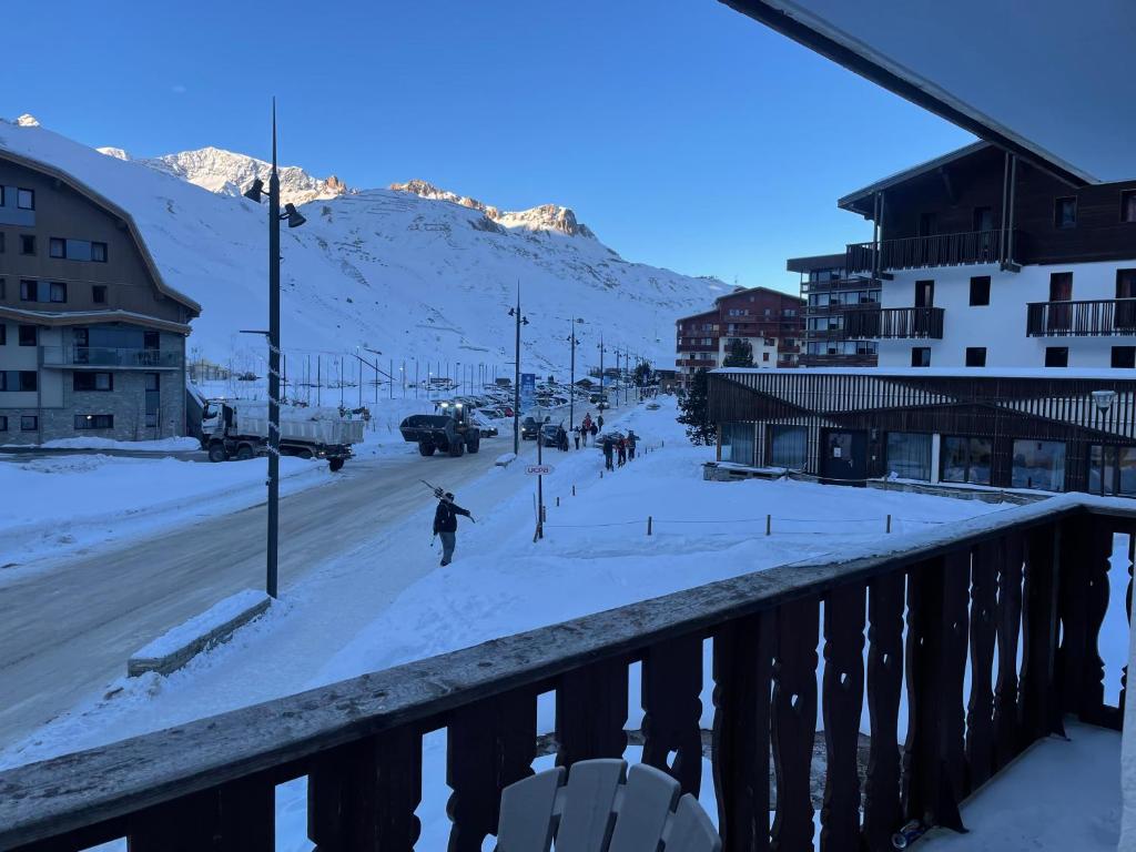 Studio cabine double balcon Tignes val claret ouvert toute l année - 4