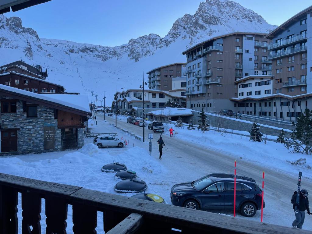 Studio cabine double balcon Tignes val claret ouvert toute l année - 2