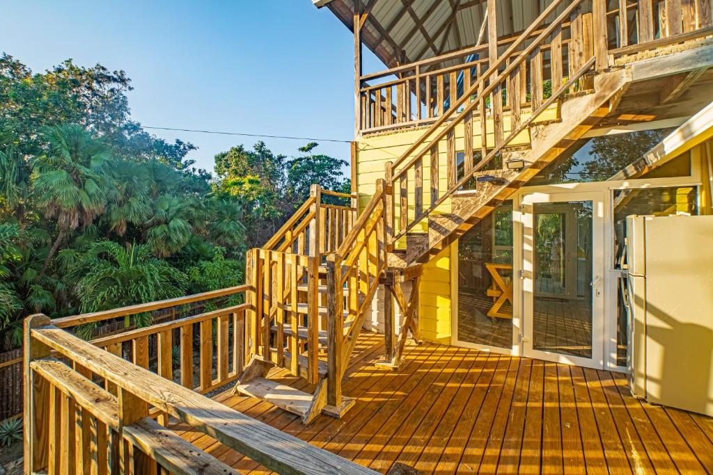 2 Coco Locos at Sunset, Seine Bight Village