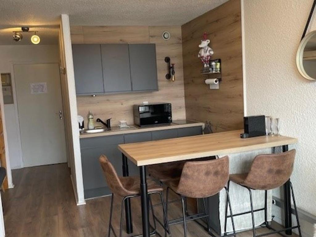 Studio cabine 4 personnes avec animaux acceptés, Orcières Merlette - FR-1-636-233 - 3