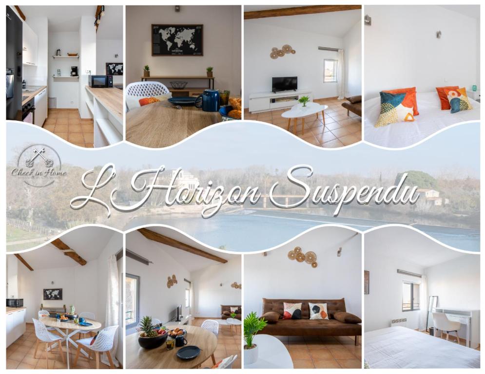 L'Horizon Suspendu, proche château, commerces, Agde