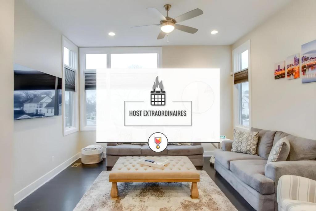 Stylish Home Private Rooftop Perfect Location, Nashville