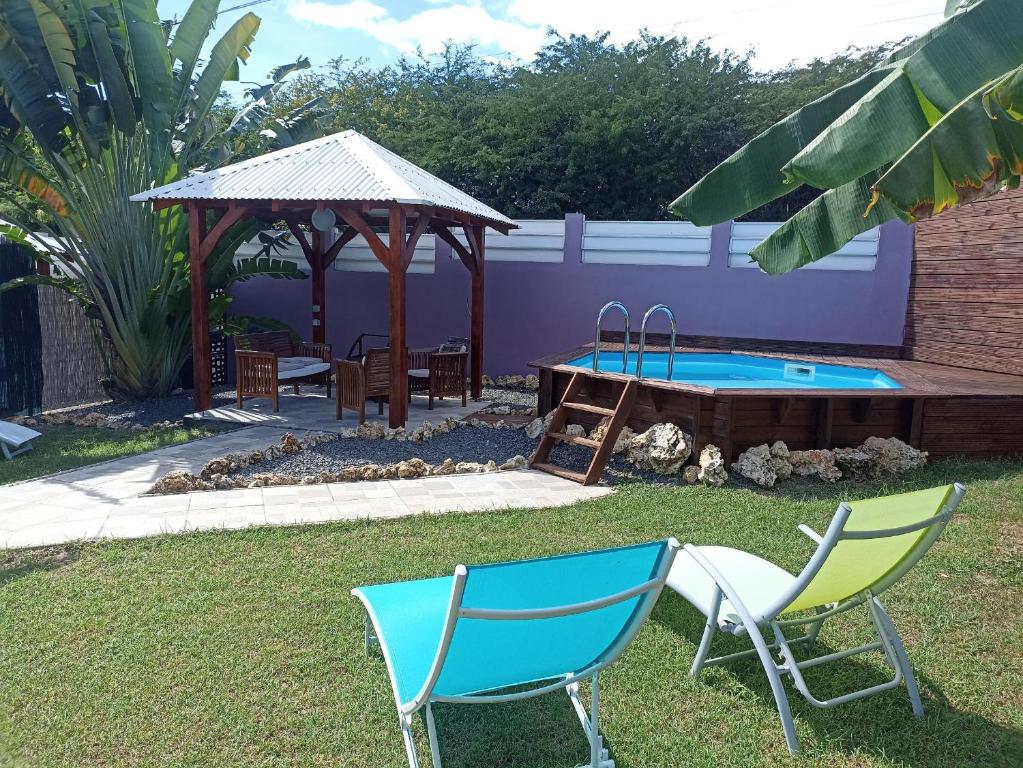 Gîte Farniente 6 personnes avec piscine privée, Saint-François