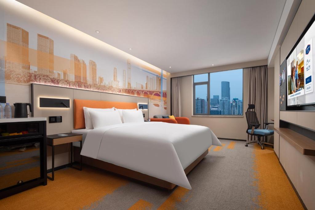 힐튼 欢朋 객실 인테리어