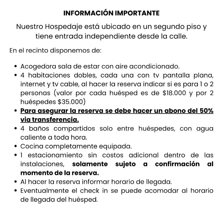 Alojamiento en Chillán 2 - 3