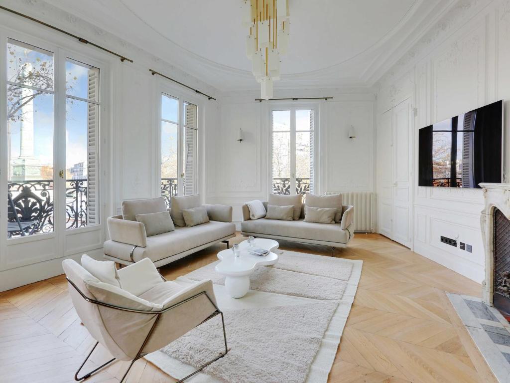 Luxury apt with balcony - 4BD 8P - Marais Bastille - 2