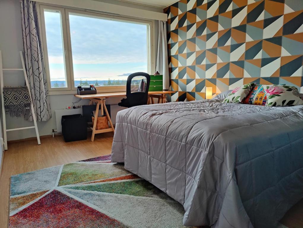 Spacious Penthouse with a View & Character, Rovaniemi