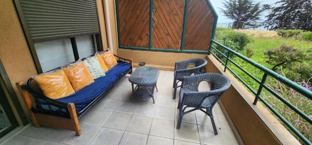 Condominio Cau Cau, Horcón, Depto 13G, 2D-1B, con acceso directo a playa - 5