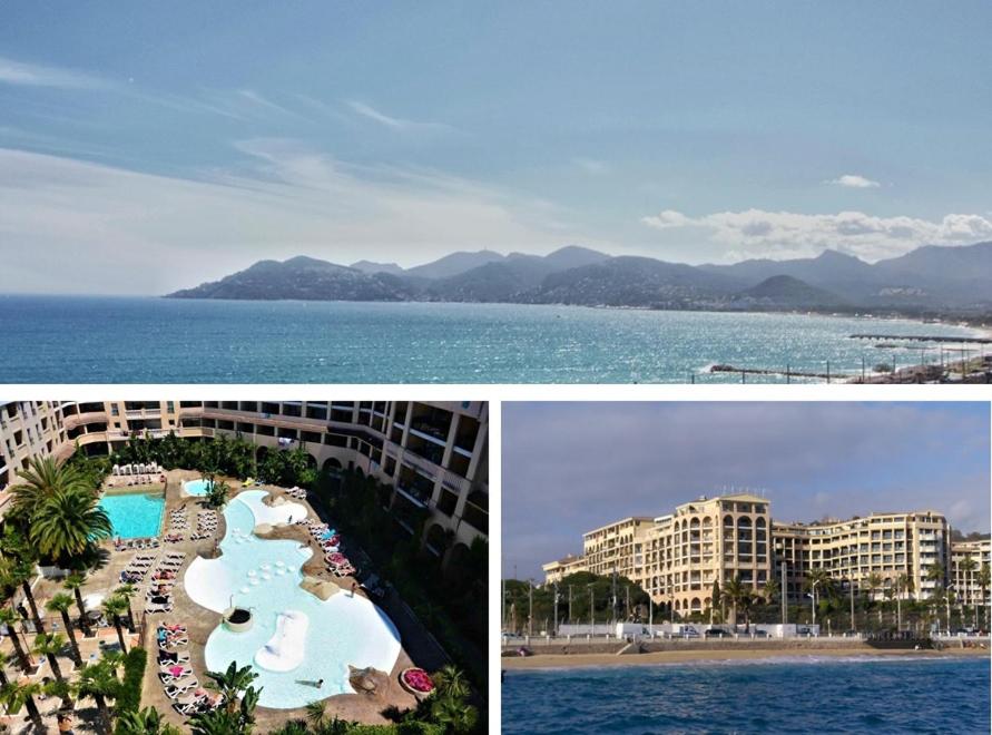 Cannes 3P Appt 3P Front de Mer Terrasse Piscine VUE MER, Cannes