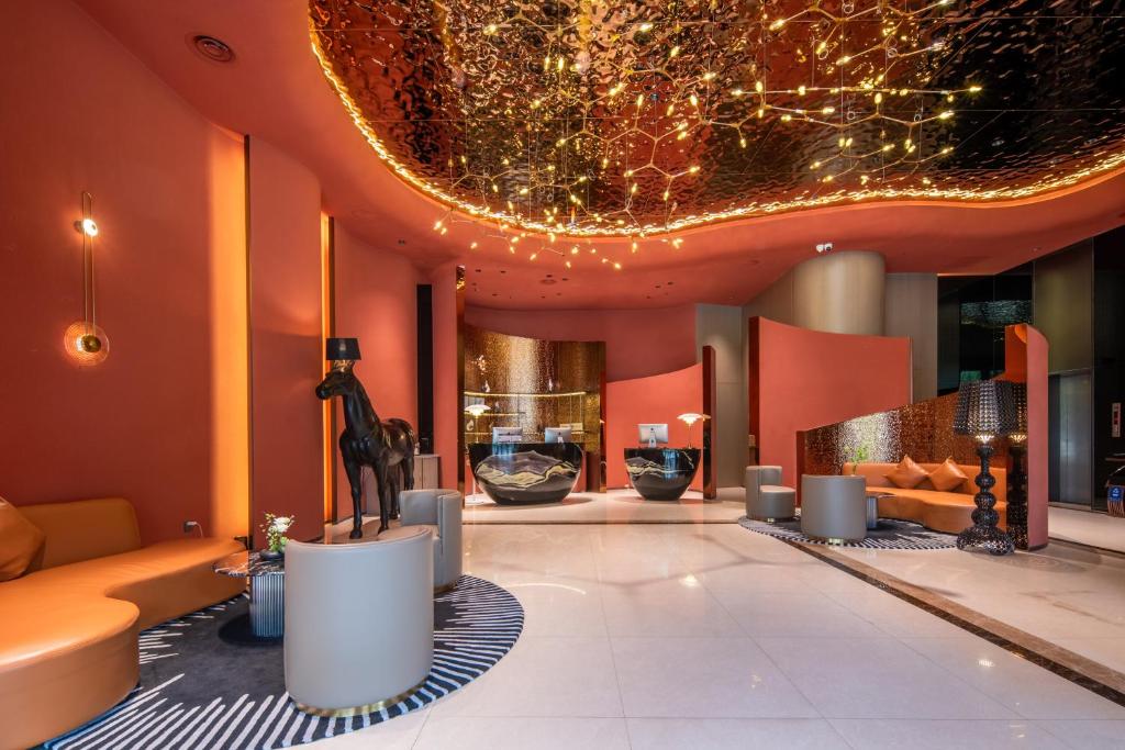 Lobby, Calvin Hotel Guangzhou Huadu in Guangzhou