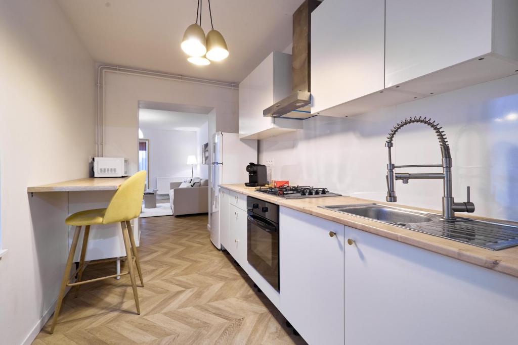Magnifique Appartement dans le Centre-Ville de Reims, Proche de la Gare et des Commodités - 4