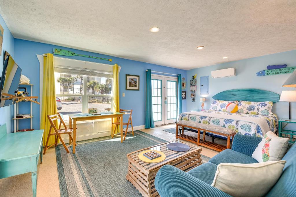 PCB Studio with Private Patio Steps to Beach!, Panama City Beach