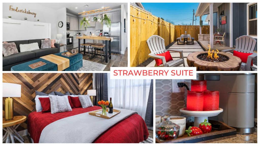 Strawberry Suite - Fire Pit BBQ Grill & more, Fredericksburg