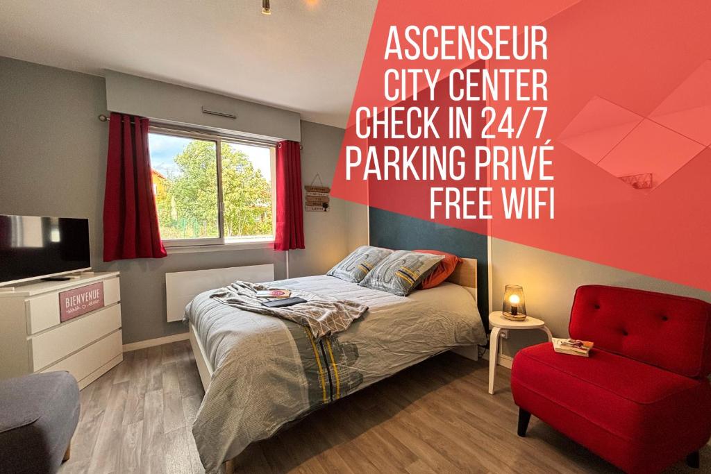 Ô repos - Studio - Parking - 1 lit - 2 pers, Chatel-Guyon