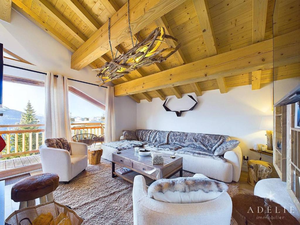 Appartement T4 dernier étage avec cheminée et parking proche pistes - FR-1-398-678 - 3