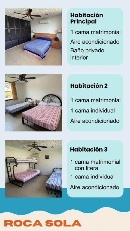 Costera, depa hasta 9 personas con vista al mar, alberca, terraza y aire acondicionado - 2