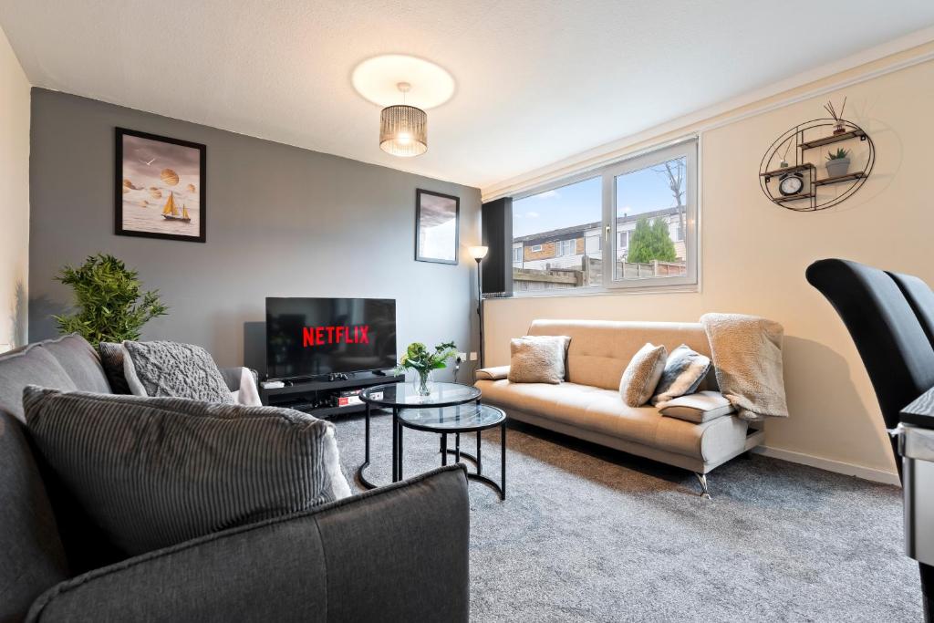 8Guests-3BR-Parking-FamilyFriendly-NearAirport, Birmingham