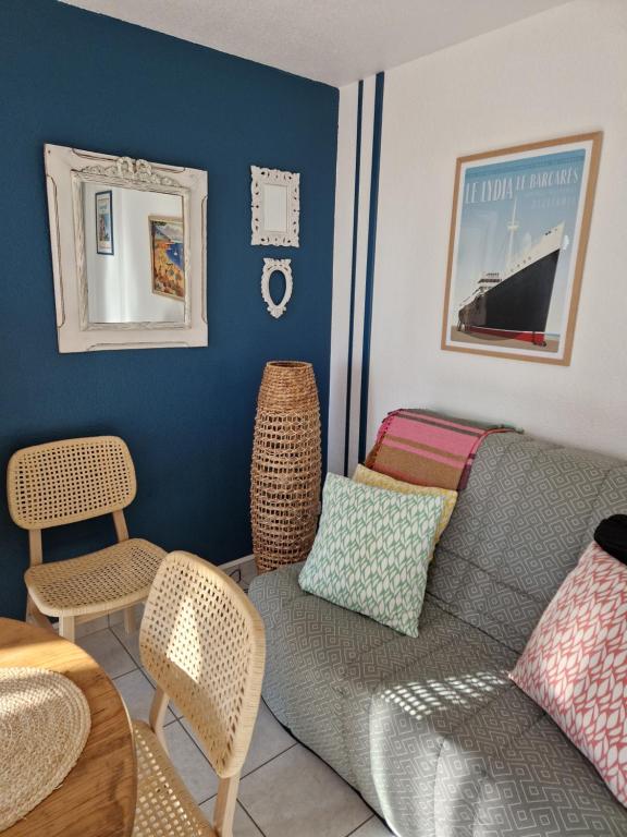 T2 rez de jardin direct plage - 4