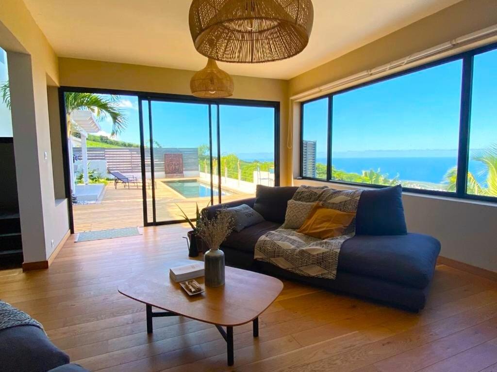 Villa Vacoa Private pool ocean view 15 beach, Saint-Leu