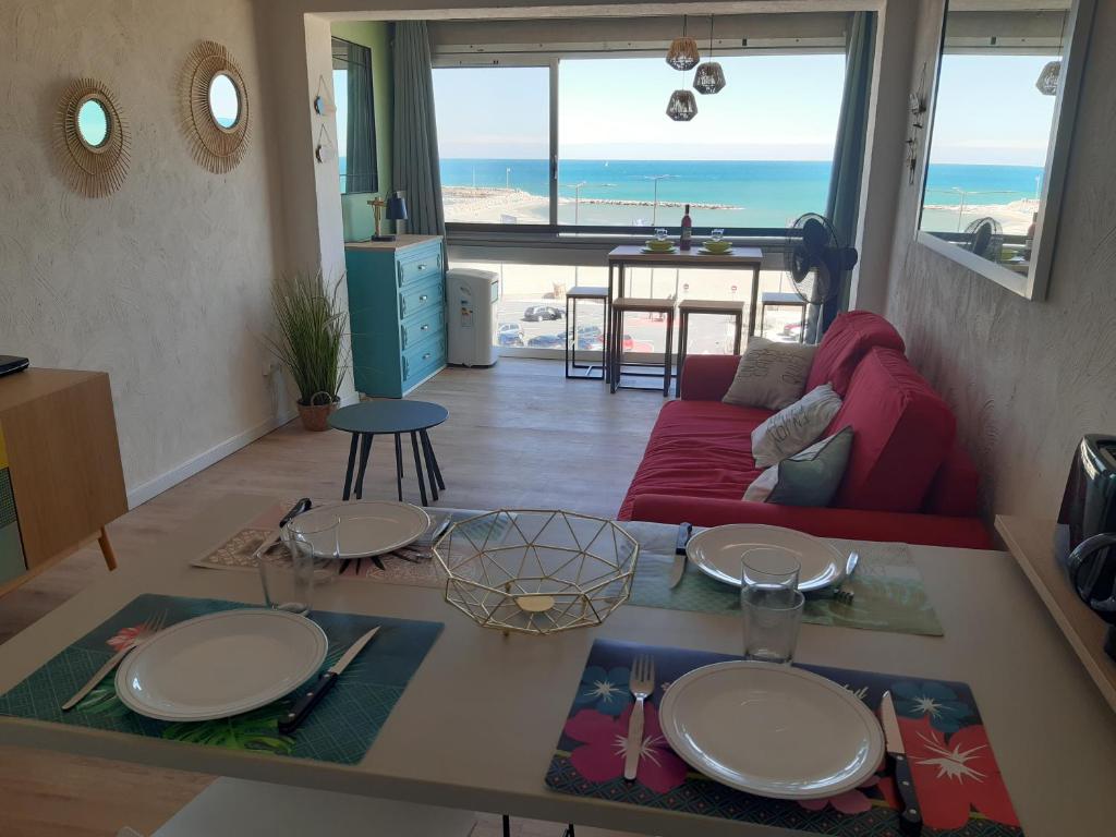 superbe appt face à la mer, wifi, Canet-en-Roussillon