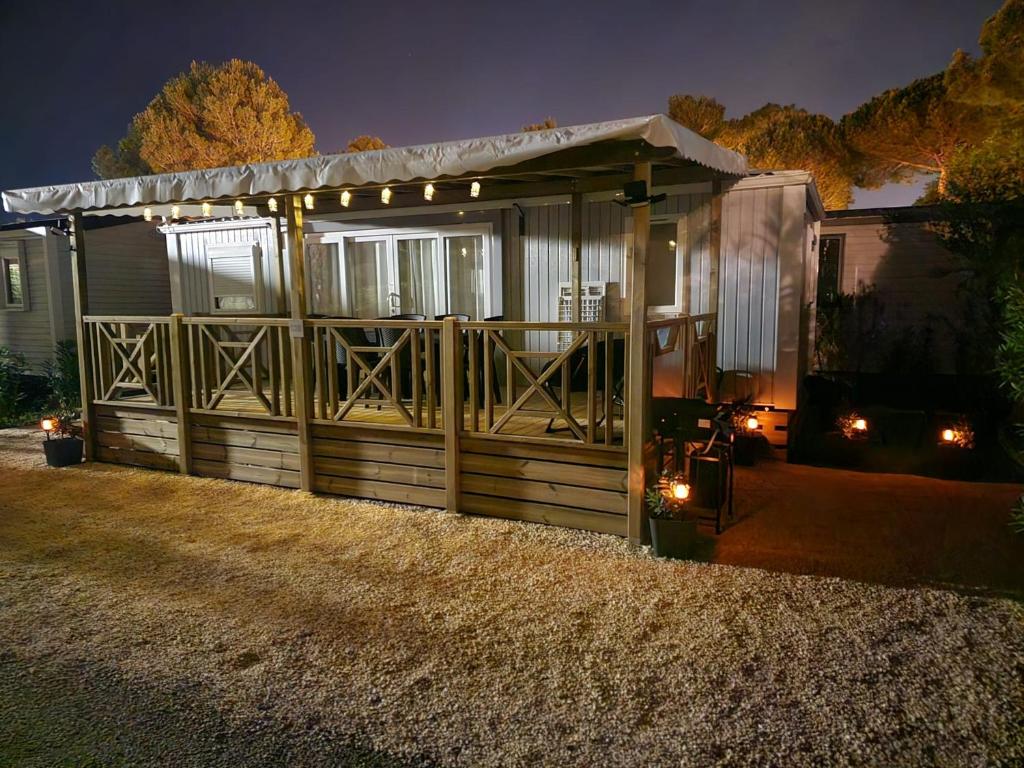 Camping DEL MAR 4 Étoiles à ARGELÈS SUR MER Mobil-Home Cosy en 3Ch au calme - 4