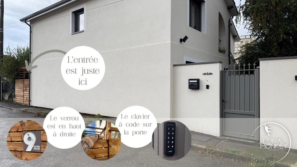 Luna Monkey, Chambre & Terrasse privée, Bourgoin Centre - 2