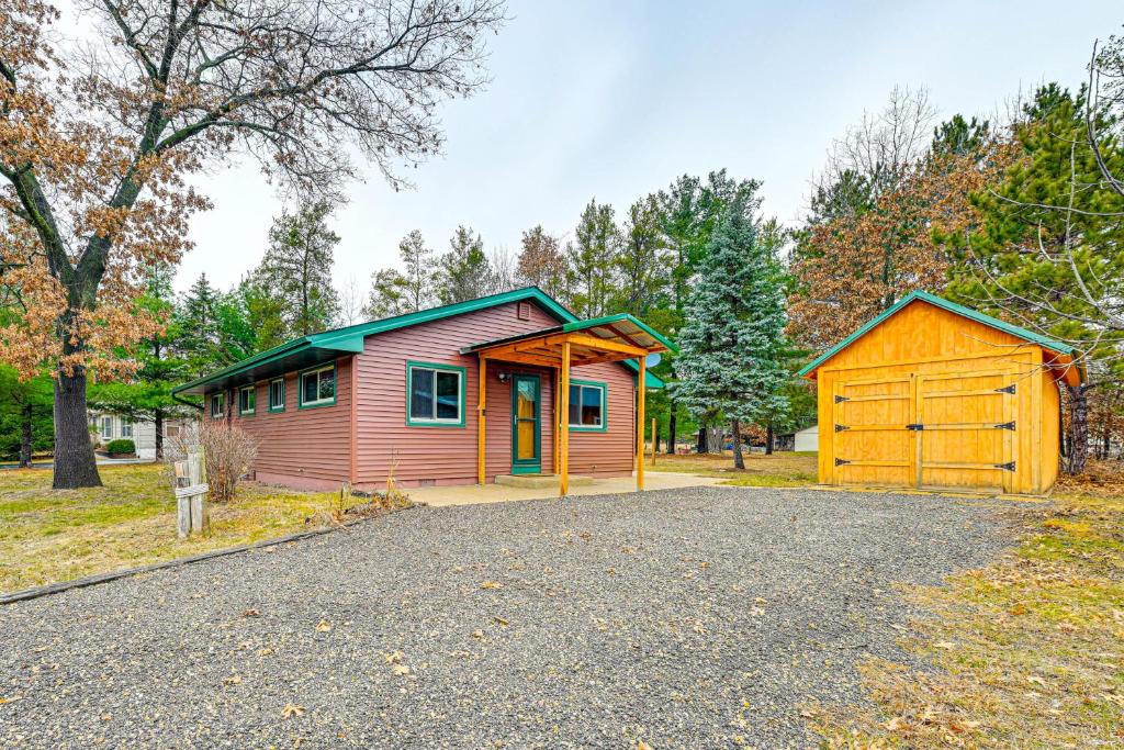 Canal-Front Cabin Dock and Fire Pit in New Lisbon, New Lisbon