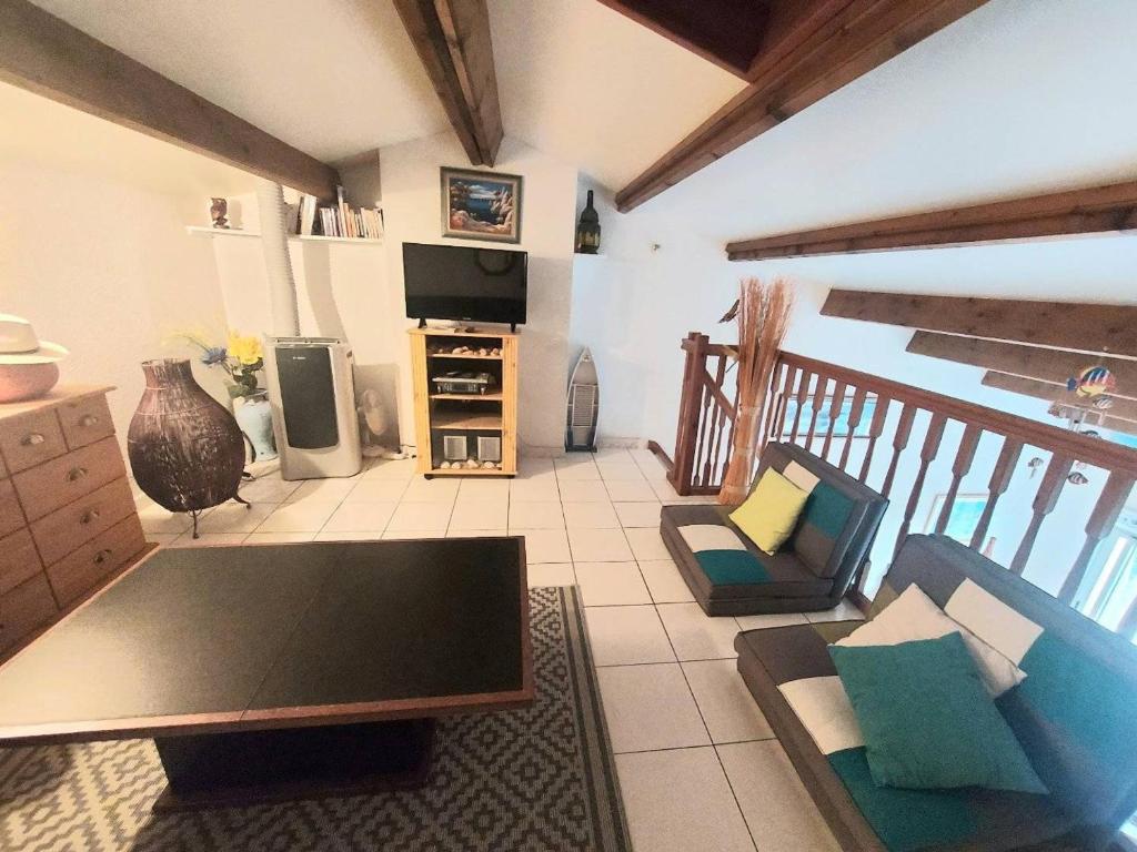 Appartement 2 pièces mezzanine climatisé avec piscine et parking privé à Marseillan - FR-1-326-789 - 5