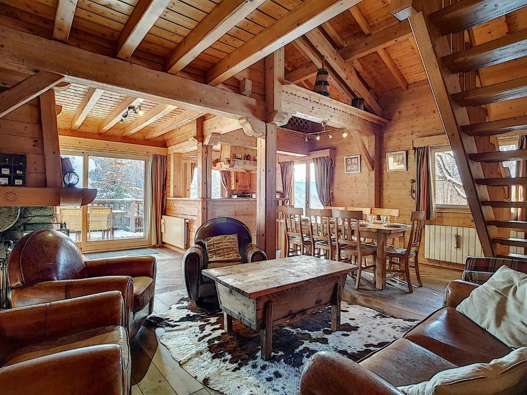 Chalet spacieux 8 pers, La Clusaz avec cheminée, parking - FR-1-818-10 - 4