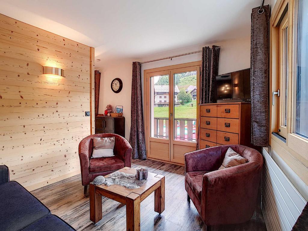 La Clusaz: Studio 4 pers, Balcon, Wifi, Animaux admis - FR-1-818-83 - 2