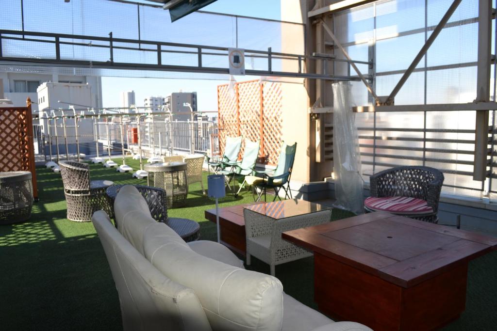 Balcony/terrace, 1 Night 1980 Yen Tokyo Hotel in Tokyo