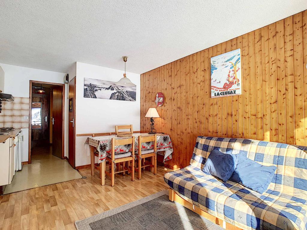 Studio cosy 6 pers à La Clusaz avec wifi - FR-1-818-9 - 2