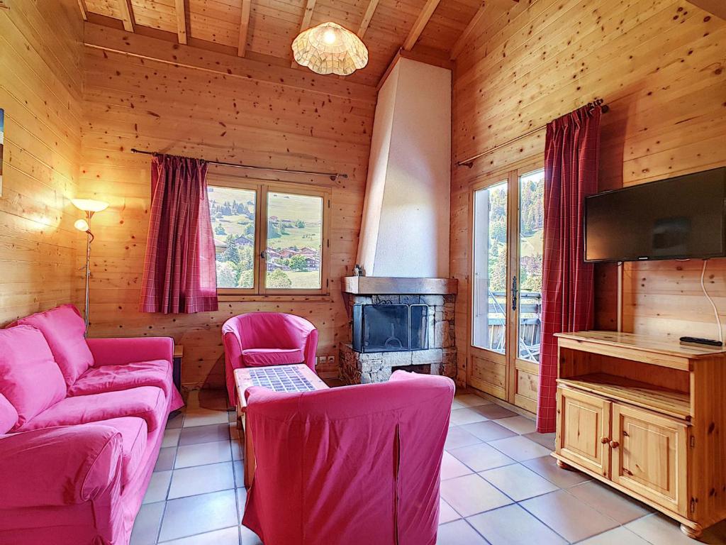 Demi-chalet cosy 6 pers à La Clusaz avec Wifi & Animaux admis - FR-1-818-100 - 1