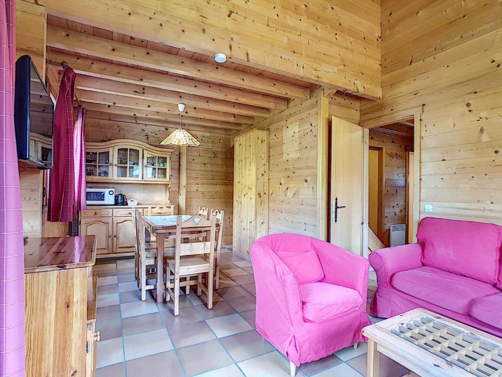 Demi-chalet cosy 6 pers à La Clusaz avec Wifi & Animaux admis - FR-1-818-100 - 3