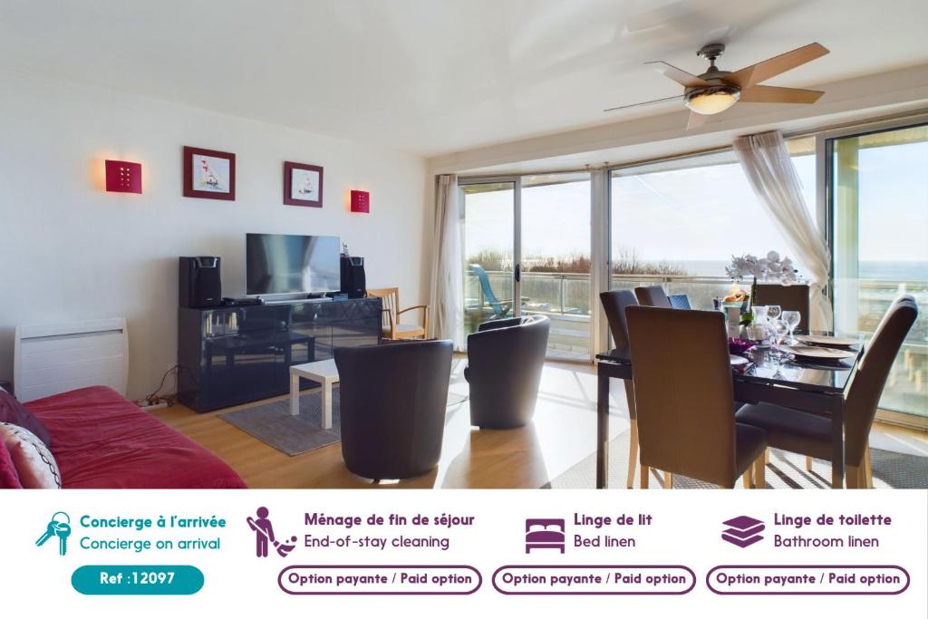 Appartement avec balcon vue mer pour 6 personnes ! - 2