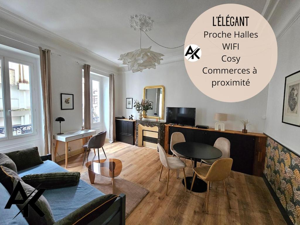 L 'Élégant - Calme - proche des Halles de Pau, Pau