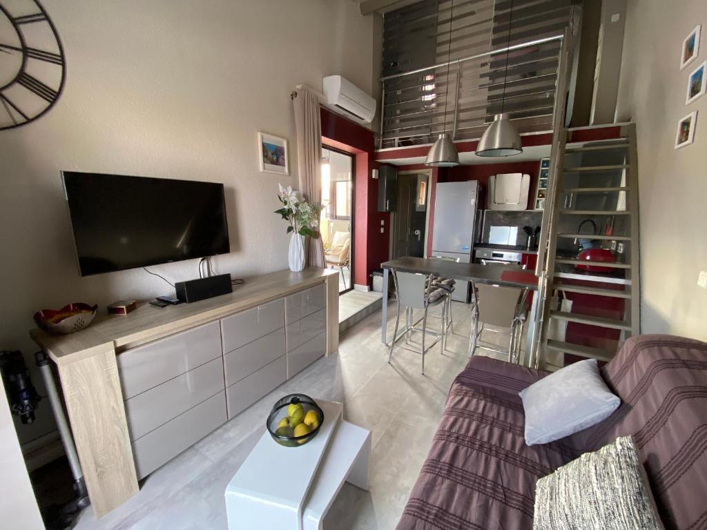 Port Leucate : Appartement Mezzanine Climatisé avec Parking Privé, 4 Personnes - FR-1-798-51 - 3
