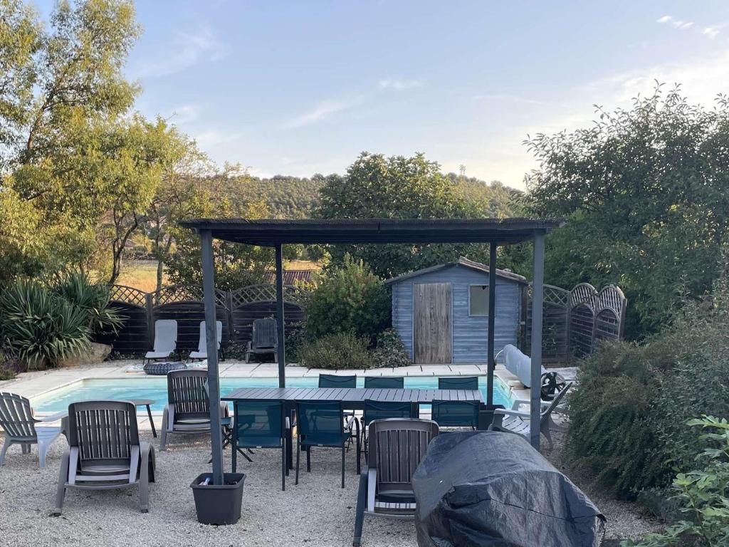 Villa T5 avec Piscine Privée, Proche Rivière, Wifi - FR-1-382-218 - 2