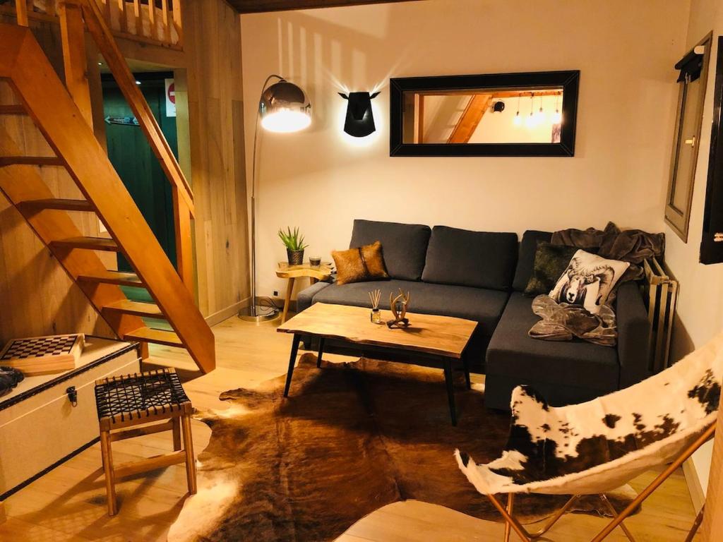 Cosy duplex with Hammam-Steamroom in Rochebrune, Megève