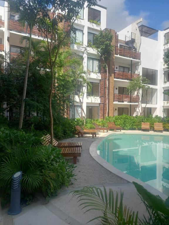 New 2 bedroom apartment with jacuzzi in Tulum - 4