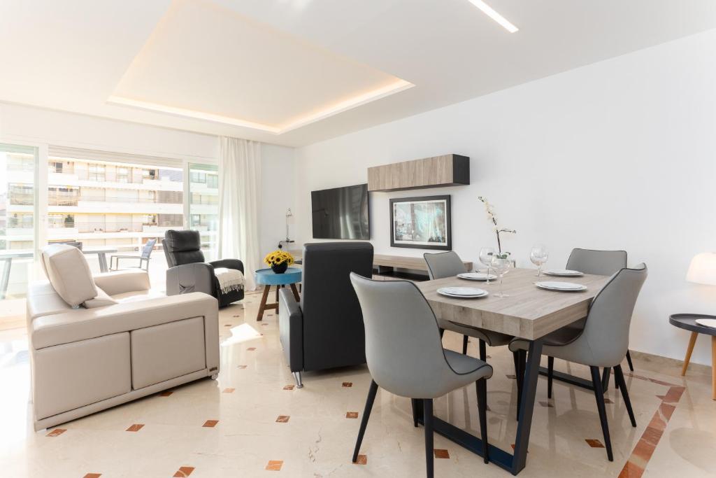 5A MTR - Marbella Temporary Rent Luminoso Apartamento Vista Mar Av del Mar, Marbella