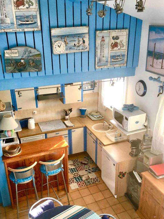 Petite maison bleue Dune du Pyla 4 personnes 2 vélos - 2