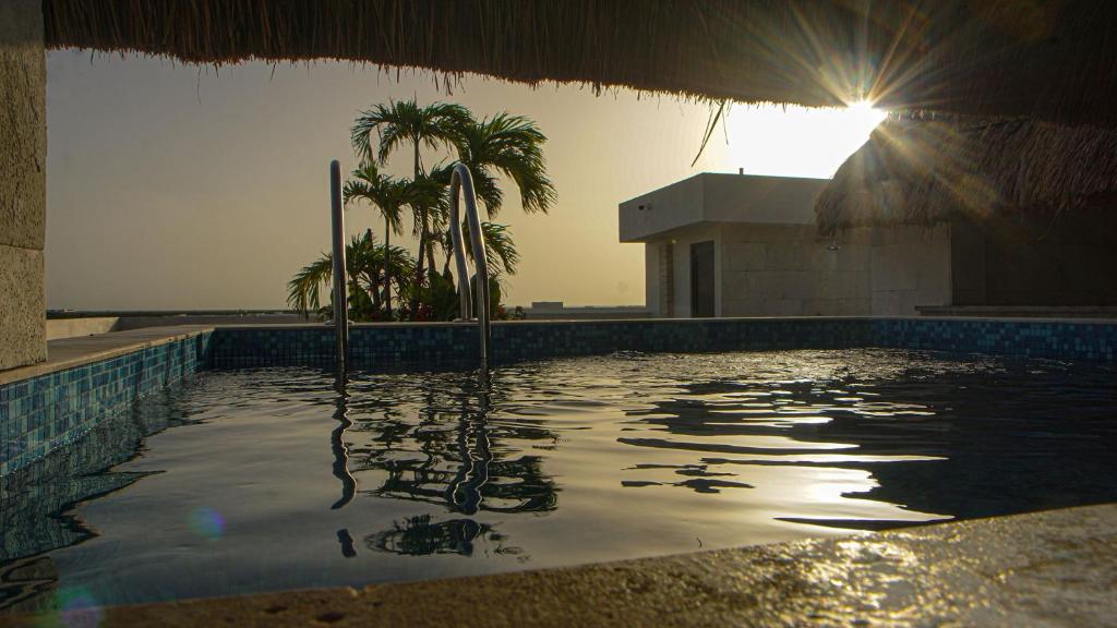 Aldea Zama Loft with pool 10min away from the beach, Tulum