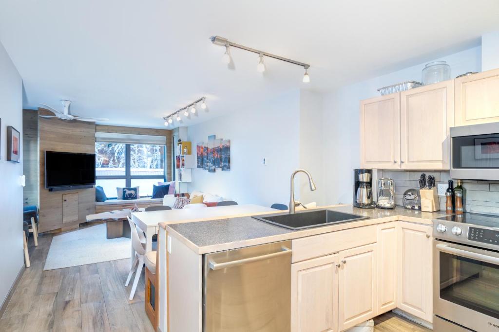 One block walk to gondola, ski lockers downstairs, River Trail close by!, Telluride