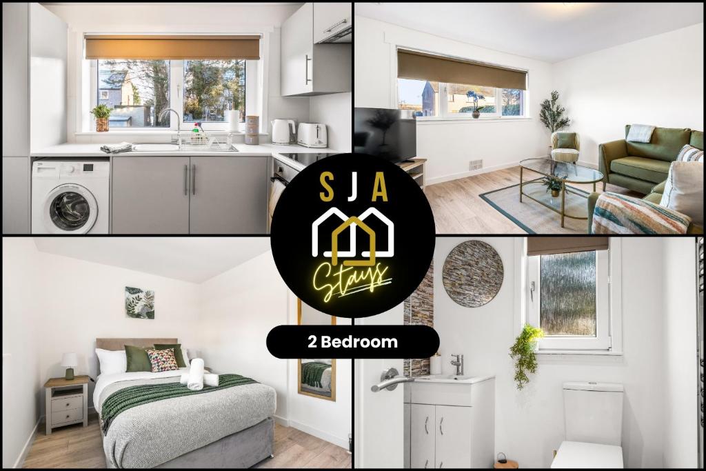 Catto Stay - SJA Stays - 2 Bed Apartment, Peterhead